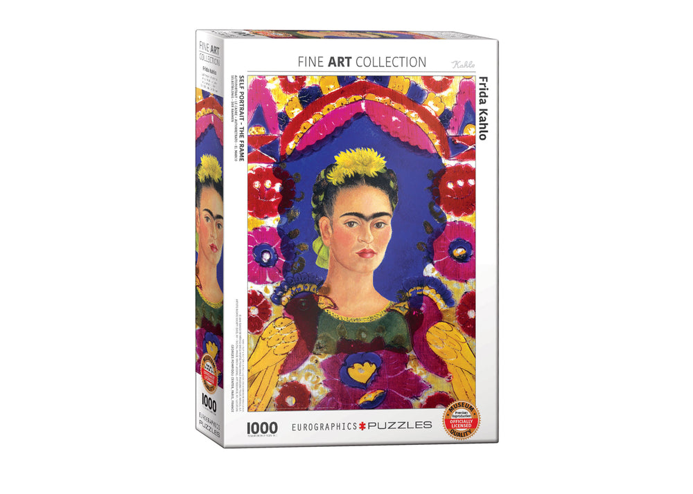 Self-Portrait - The Frame, by Frida Kahlo 1000-Piece Puzzle