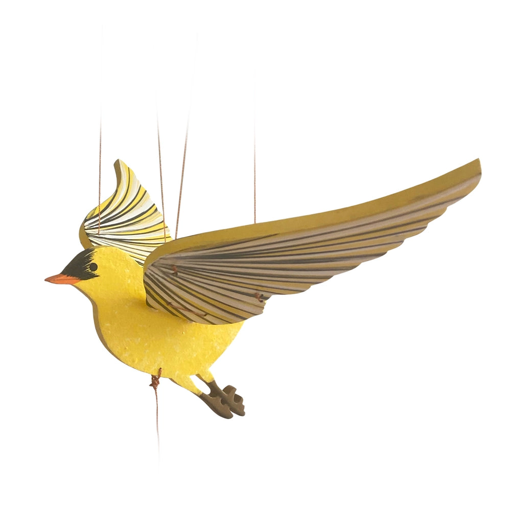 American Goldfinch Bird Flying Mobile