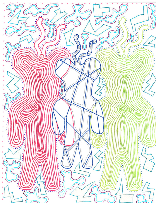 Linear Dimension Bears by Michon Proctor