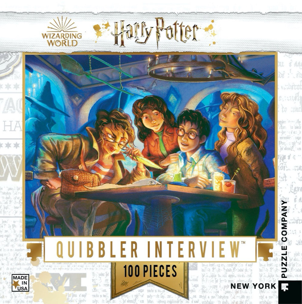 Quibbler Interview Mini 100 Piece Jigsaw Puzzle