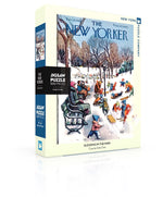 Sledding in the Park 500 Piece Jigsaw Puzzle