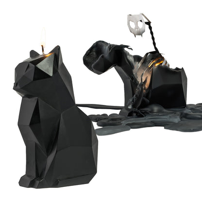 PyroPet Kisa Black - Cat Candle