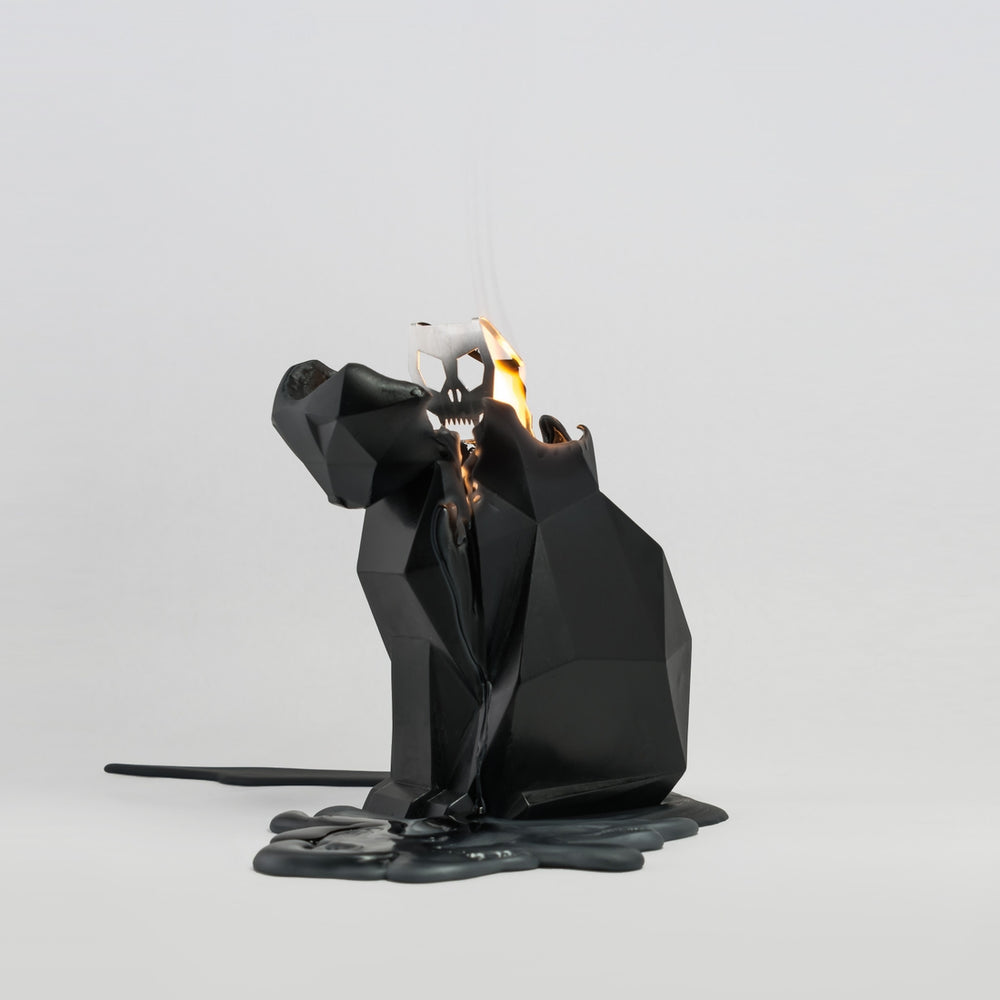 PyroPet Kisa Black - Cat Candle