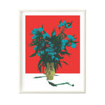 Flower Vase Red