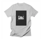Gray HENBUHAO Print T-shirt Unisex