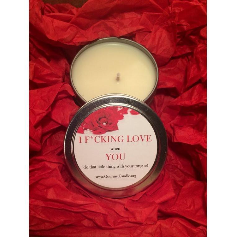 Naughty Valentines Day Candles, Rose Petals