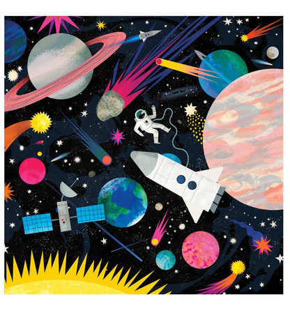 SPACE ILLUMINATED 500 PIECE GLOW IN THE DARK PUZZLE