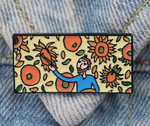 Van Gogh Sun Flower Pin