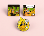 THIS IS FINE Enamel Pins
