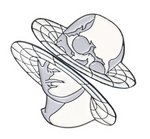 Split Head Sculpture Pin
