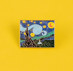 The Starry Night Enamel Pin