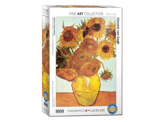 Twelve Sunflowers by Vincent van Gogh 1000-Piece Puzzle