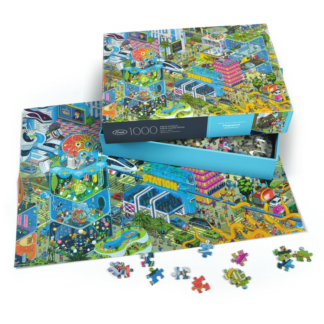 Puzzle 1000 PC - Megapont- Megapolis