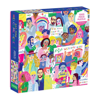 Piece together All Are Welcome Here! 1000 Piece Family Puzzle