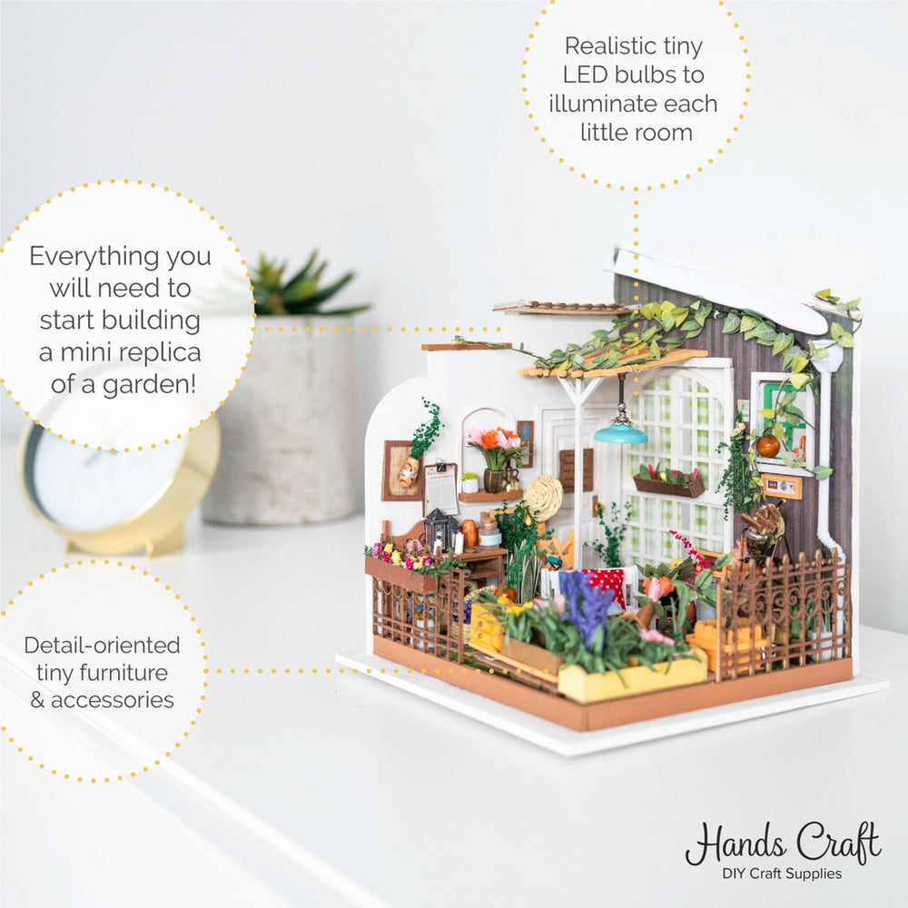 Miller's Garden DIY Miniature Dollhouse Kit