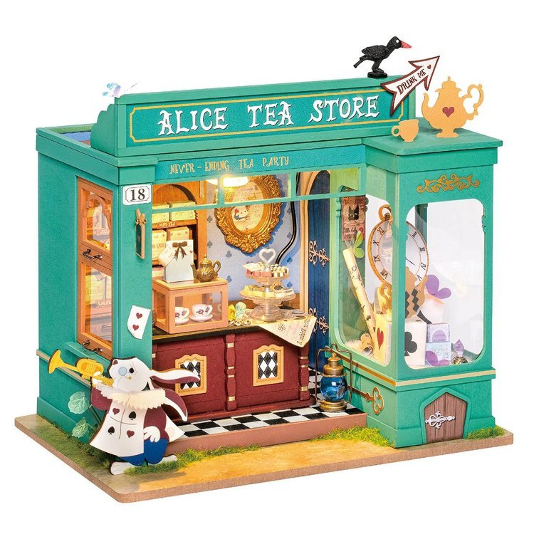 DG156 Alice’s Tea Store DIY Miniature House