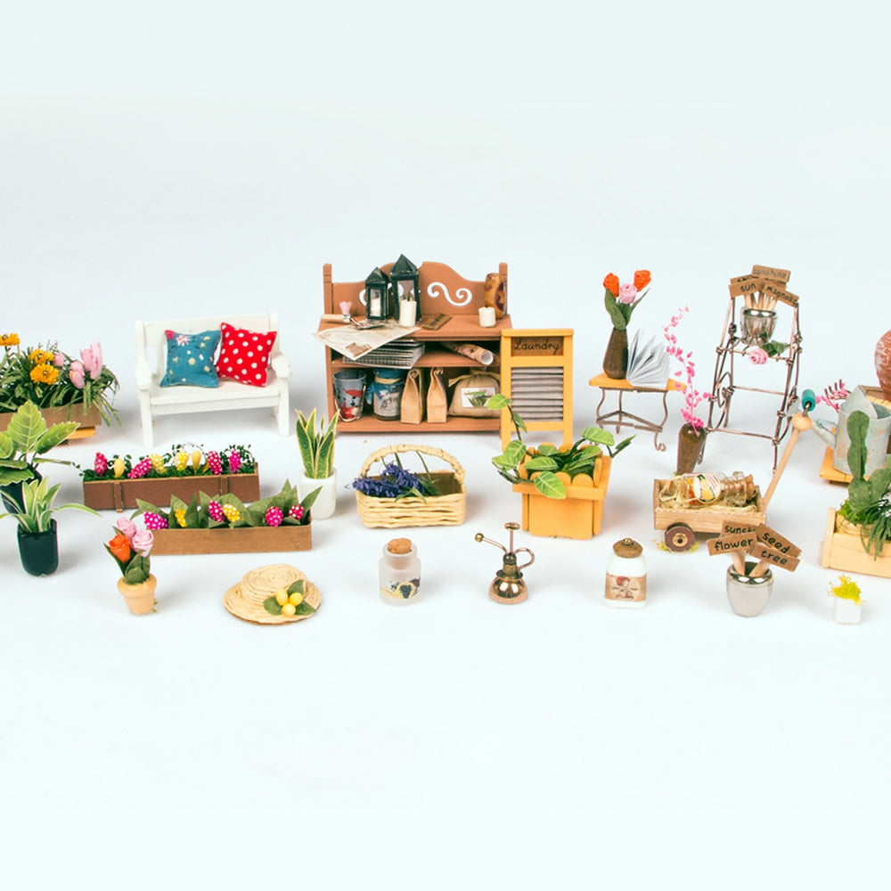 Miller's Garden DIY Miniature Dollhouse Kit