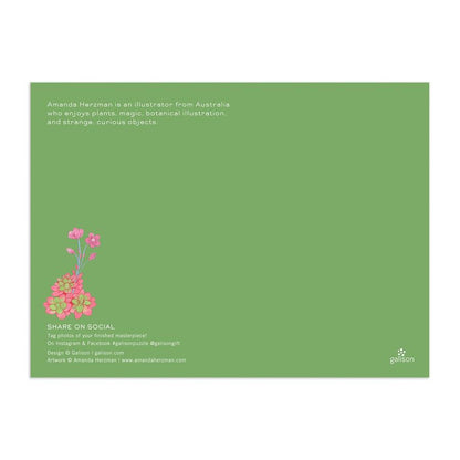 The Desert Flora 1000 Piece Puzzle with Shaped Pieces.