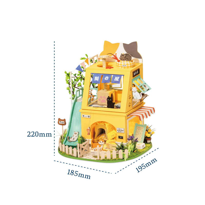 DG149 Cat House DIY Miniature House