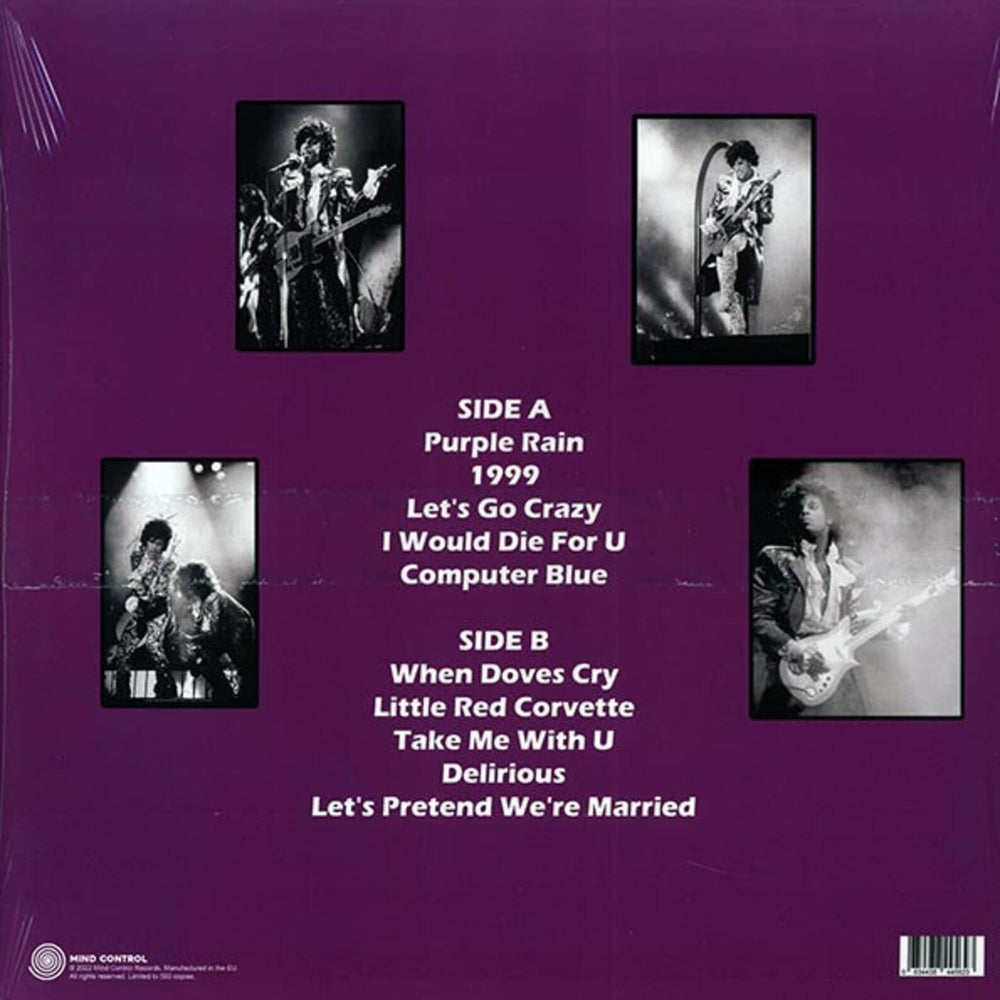 Prince - Let's Go Crazy! Live At The Carrierdome, Syracuse, NYC, March 30 1985 FM Broadcast Vinyl Record LP