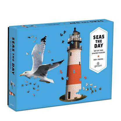Seas The Day 2 in 1 Shaped Puzzle 450 Piece Puzzle
