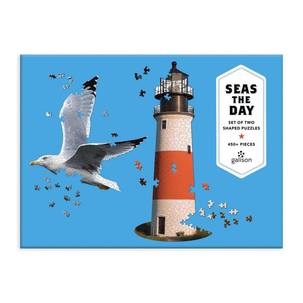 Seas The Day 2 in 1 Shaped Puzzle 450 Piece Puzzle
