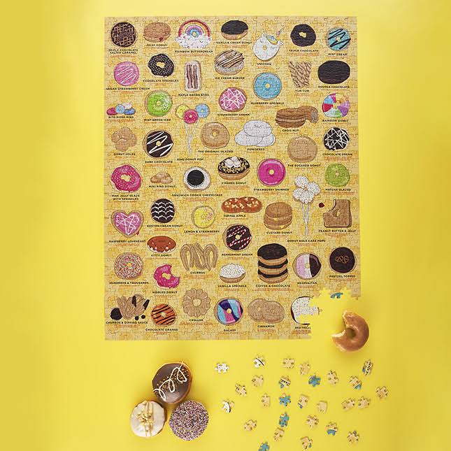 Donut Lover's 1000 Piece Jigsaw Puzzle