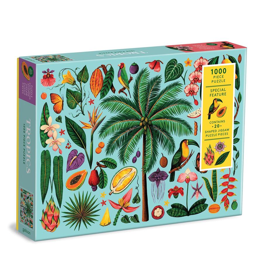 Tropics 1000 Piece Puzzle with Shaped Pieces